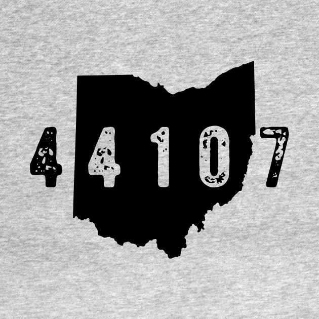 44107 Lakewood Ohio Ohio Zip Code 44107 TShirt TeePublic